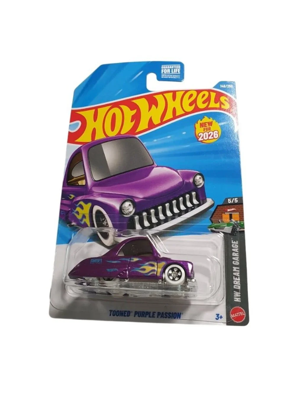 Hot Wheels Tooned Purple Passion HW Dream Garage 2026 New 148/250 Diecast Car